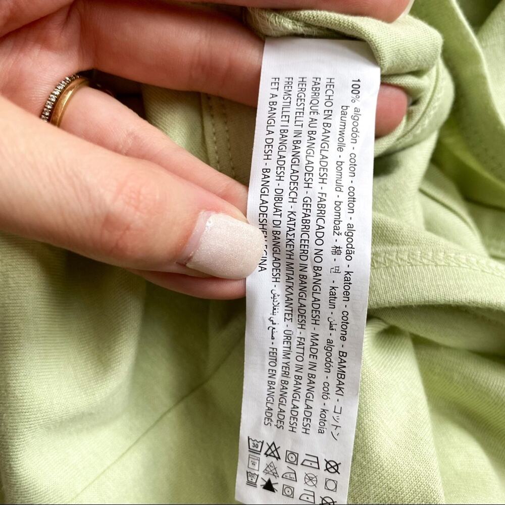 NWT Zara Green Sleeveless Jumpsuit Small - Picture 6 of 6